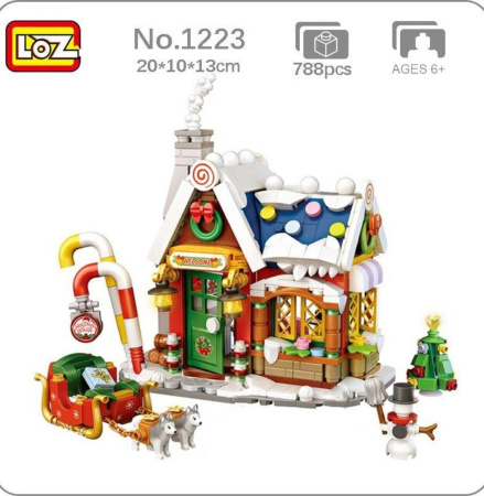 Конструктор Loz 1223 - Рождественский домик