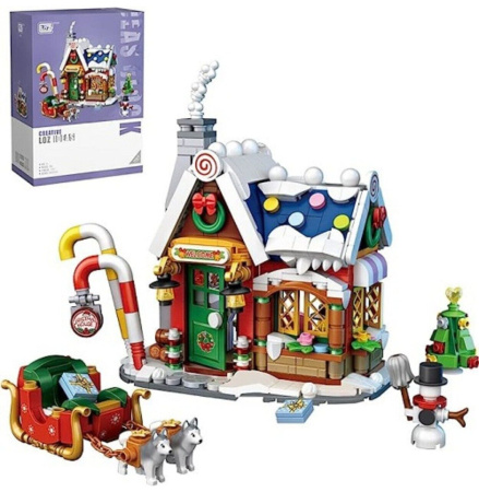 Конструктор Loz 1223 - Рождественский домик