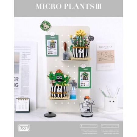 Конструктор Loz 1246 -  Кактус в горшке