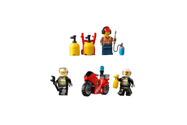 Конструктор Lepin 02046 Пожарная команда быстрого реагирования