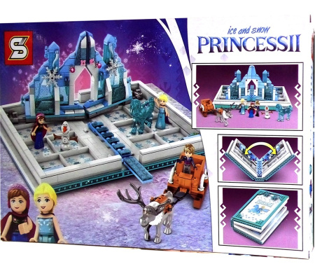 Конструктор SY 6579 Книга сказочных приключений Анны и Эльзы