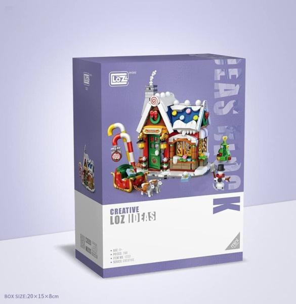 Конструктор Loz 1223 - Рождественский домик