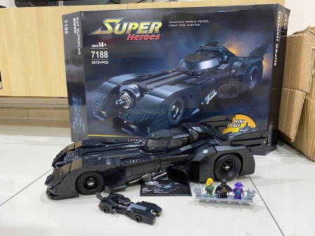 Конструктор JiSi Bricks 7188 Бэтмобиль (Batmobile)