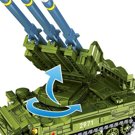 Конструктор SY 1673 Зенитная установка SA-6