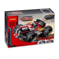 Конструктор Decool 3422 Красный гоночный автомобиль