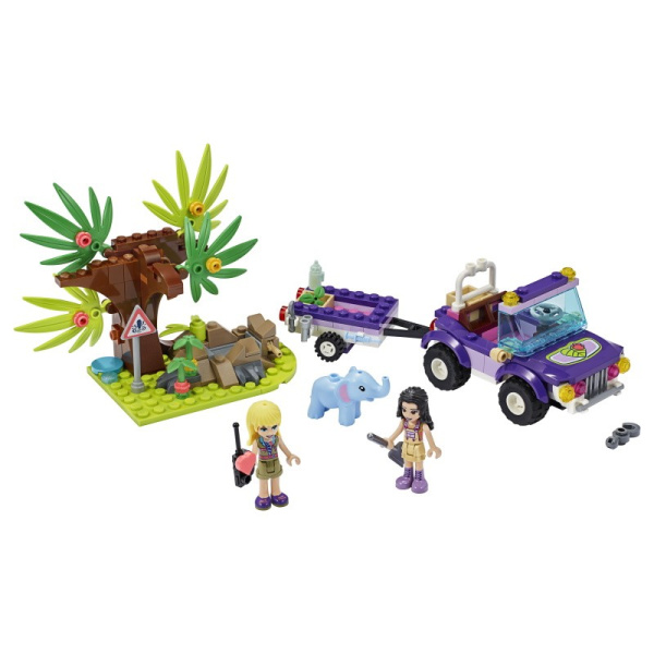 Конструктор Lego 41421 Friends Джунгли: Спасение слонёнка