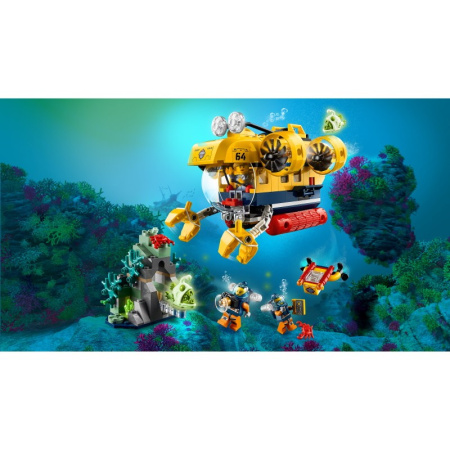 Конструктор Lego 60264 Океан: исследовательская подводная лодка