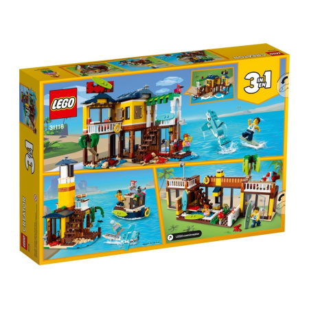 Конструктор Lego 31118 Creator Пляжный домик серферов