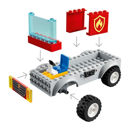 Конструктор Lego 60280 Пожарная машина с лестницей