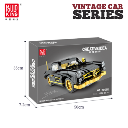 Конструктор Mould King 10005 - Mercedes-Benz 300 SL Gullwing